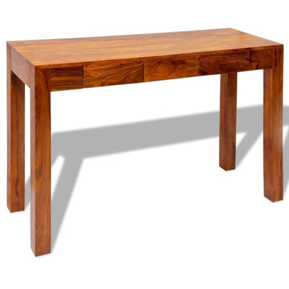 Table Console avec 3 Tiroirs Bois Massif de =Table d'Appoint