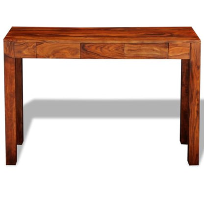 Table Console avec 3 Tiroirs Bois Massif de =Table d'Appoint