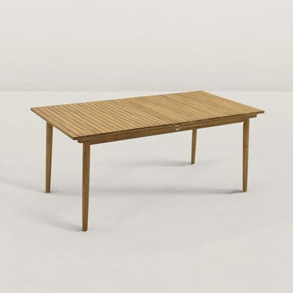 Table de Jardin Extensible en Bois 180-240 cm Jules - 8/10 pers. 8 à 10 pers Bois d'acacia Massif