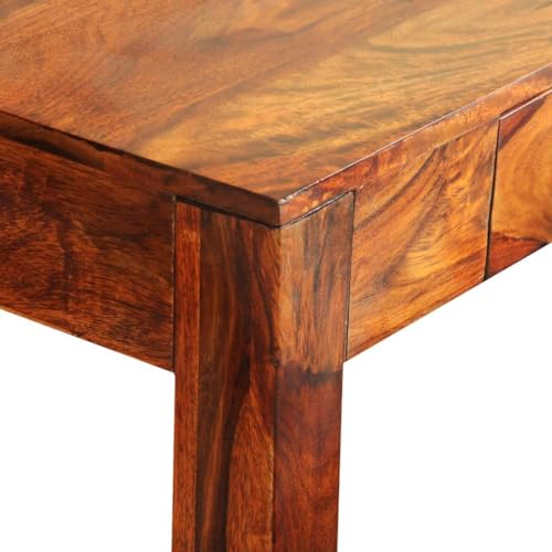 Table Console avec 3 Tiroirs Bois Massif de =Table d'Appoint