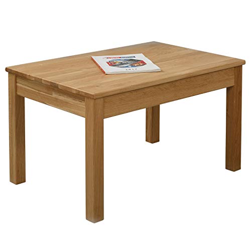 Table Basse Tomas Bois de Massif (Chêne, 75 x 50 x 45 cm)