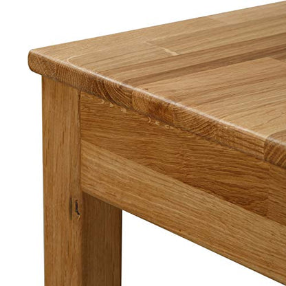 Table Basse Tomas Bois de Massif (Chêne, 75 x 50 x 45 cm)