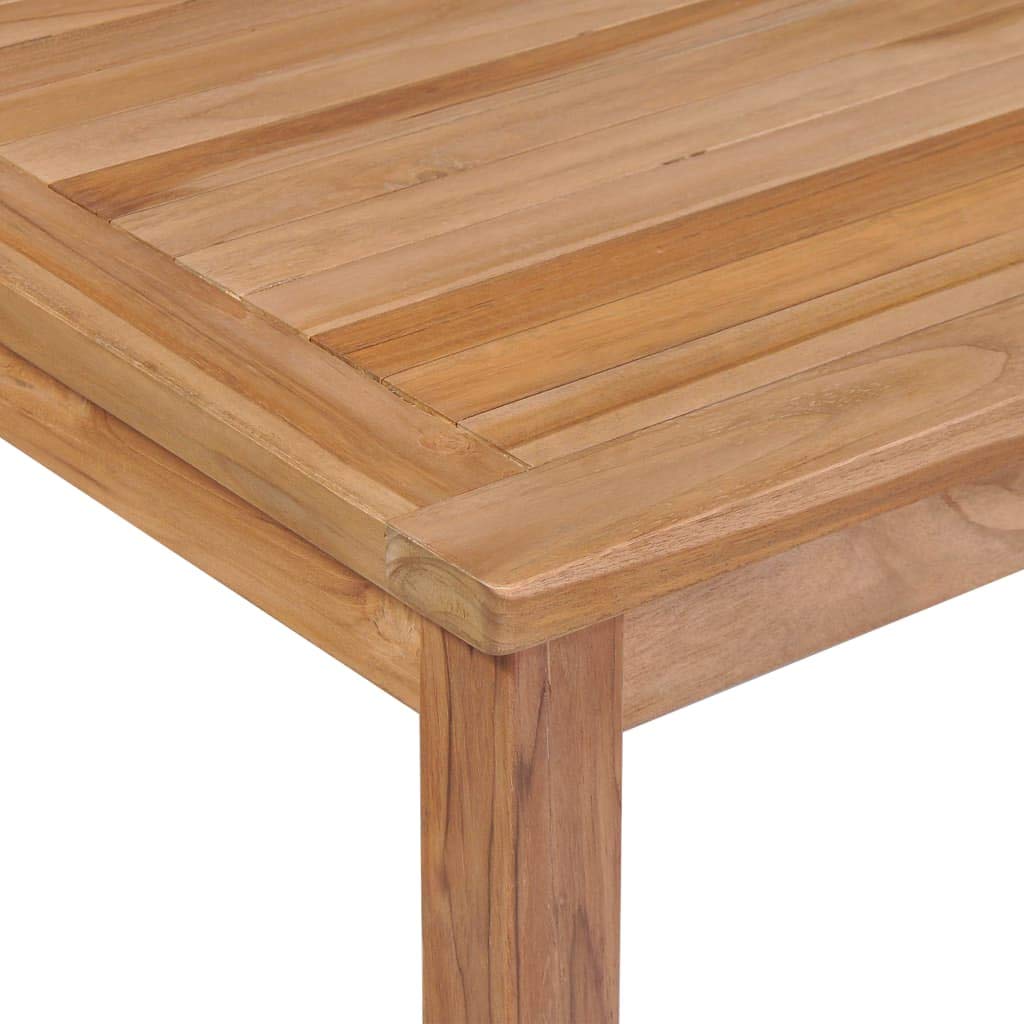 Table à Dîner Extérieur 200x100x77 cm Table de Jardin Bois Teck Massif