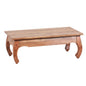 Table Basse Bois Massif Acacia Table de Salon 110 x 40 x 60 cm | Table d'appoint Style Maison de Campagne | Meubles en Bois Naturel Table de Sofa | Table en Bois Massif Meubles en Bois Massif