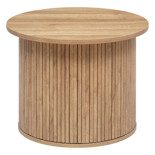 Table à café Colva en placage Effet Bois D60cm - Atmosphera créateur d'intérieur - TABLE BOIS