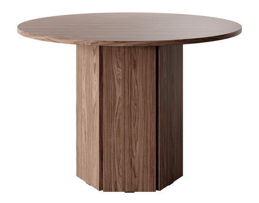 Table à Manger, Plaque laminée Plateau de Meubles, Noyer, 110 cm - TABLE BOIS