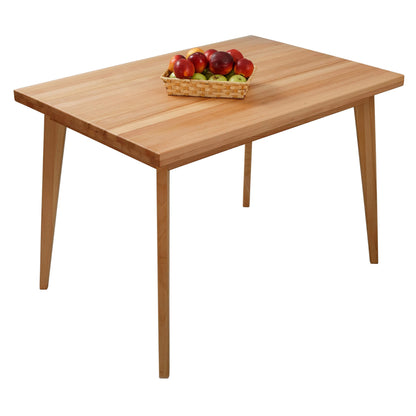 Table de Cuisine Bois de Massif (Hêtre, 110 x 75 x 75 cm)