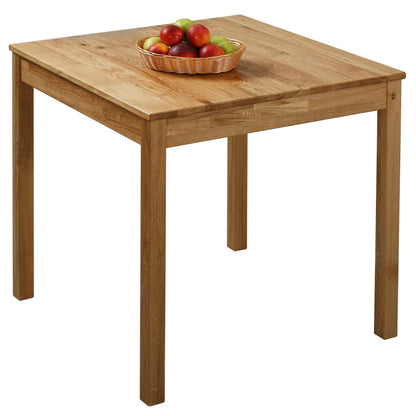 Table à Manger en chêne Tomas en Bois Massif (75 x 75 x 75 cm)